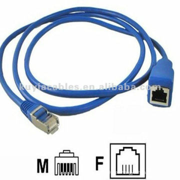 RJ45 enchufe macho a hembra Red Ethernet RJ45 Cable de extensión CAT5e o cat6